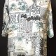 Hawaiian shirt, Tiki Village, by 'Hawaiian Reserve Collection' rayon size L