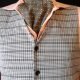 Cravat/ Ascot, Olive print, rayon.a