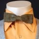 Vintage Bow tie, green/mustard, USA, By 'Ormond'