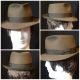 1950's Fedora, Dark Olive, felt, size 51cm.