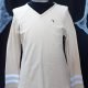 Star Trek inspired top, beige, cotton twil, size S