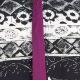 Skinny Tie, purple, polyester, 1980's