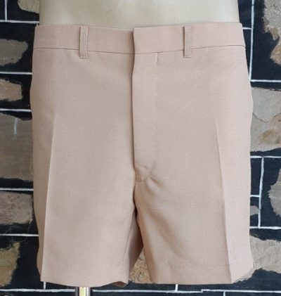 1970's Shorts, Caramel, polyester by 'City Club' size 38"