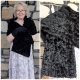 Vintage Wrap, black, faux fur, by 'Raemink', USA, polyester