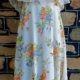 1970's Caped Maxi dress, autumnal colors, Polyester, by 'Dorsam', size 8-10