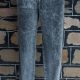 1980's, Acid Wash Jeans, Grey, Stretch Denim, size 38"