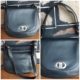 1960's Handbag, Vinyl, black, by 'Sheldon NSW' size M