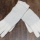 Vintage Glove, cream, acrylic/lurex, small