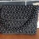 1960's Handbag, Black, Raffia Crochet and Plastic Beads