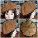 1960's Suede Beret, Tan, by 'Hega', size Medium