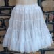 Vintage Petticoat, Full Circle, Nylon, Cream, size L-XL