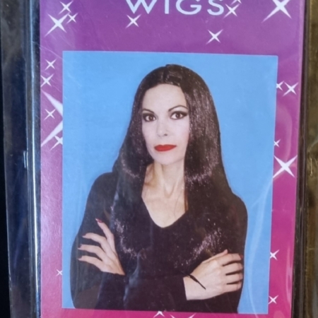 'Morticia Adams' wig, by 'Carnival Products'