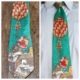 'Santa Claus Print' Tie, 1970's, polyester