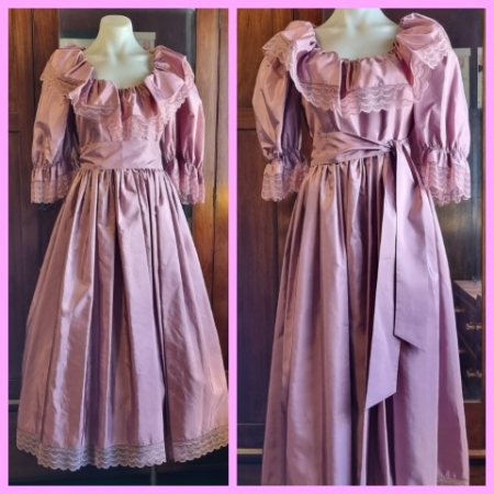 1980's Bridesmaid Dress, Blush, Polyester, by 'Marteen Australia'