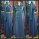 1970's, Lurex Evening Suit, shirt & maxi skirt, Teal, by 'Pamela, Australia', size 10