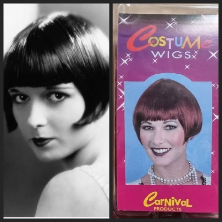 Wig, Short Auburn Bob, 1920's Cut, new, from 'Carnival Products'