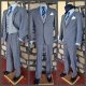 1960's, Single Breasted Wool Suit, Grey, by 'Fletcher Jones', size M-L