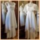 1970's Chiffon Gown & Caplet, Champagne, by 'Dundee Fashions Brisbane', size 10